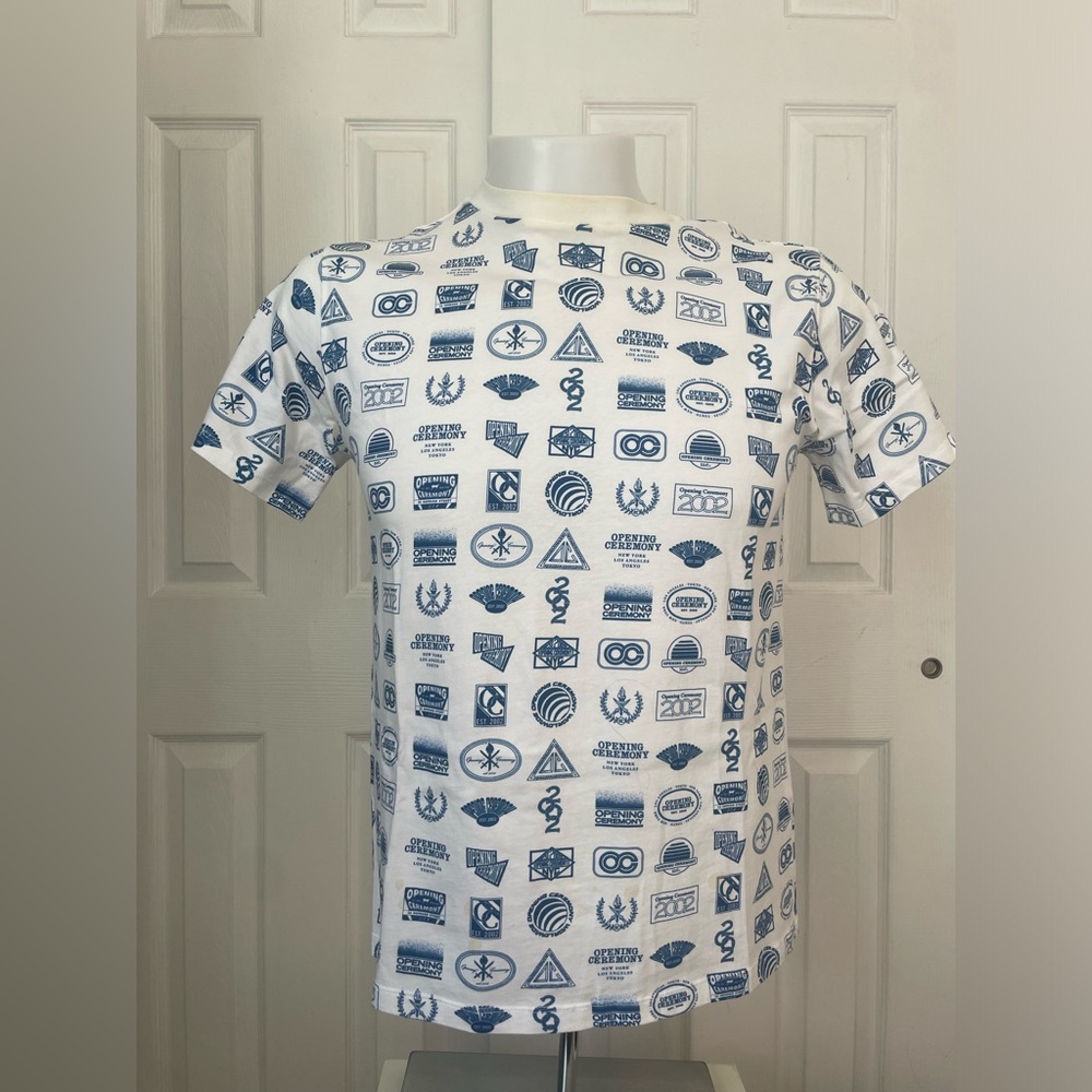 Opening Ceremony White Multi-Logo T-Shirt